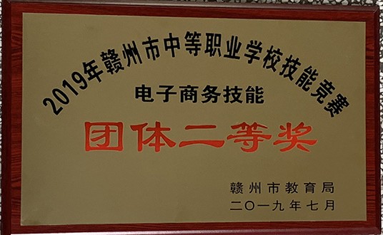 2019电子商务技能团体二等奖